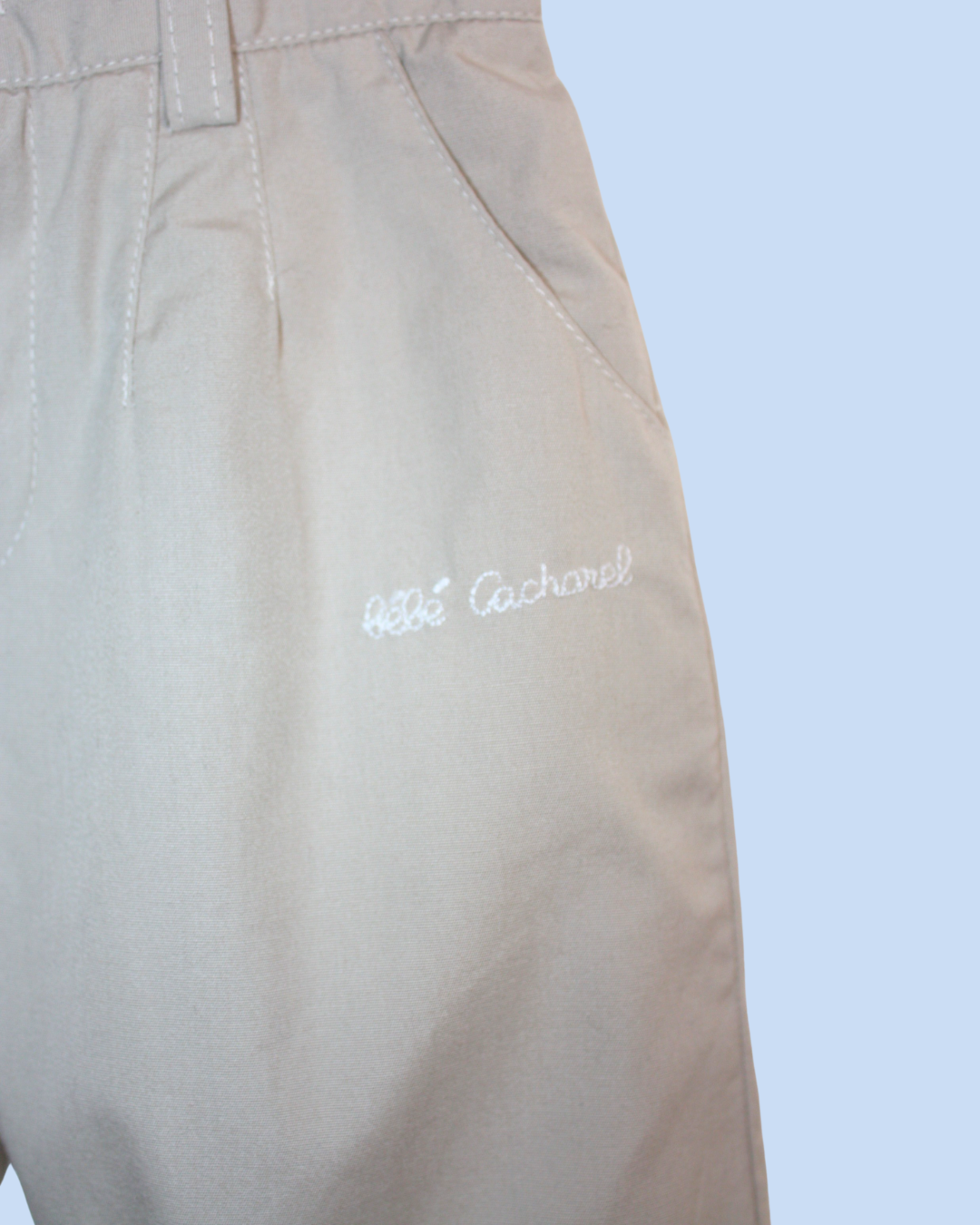 Pantalon large beige 3 mois