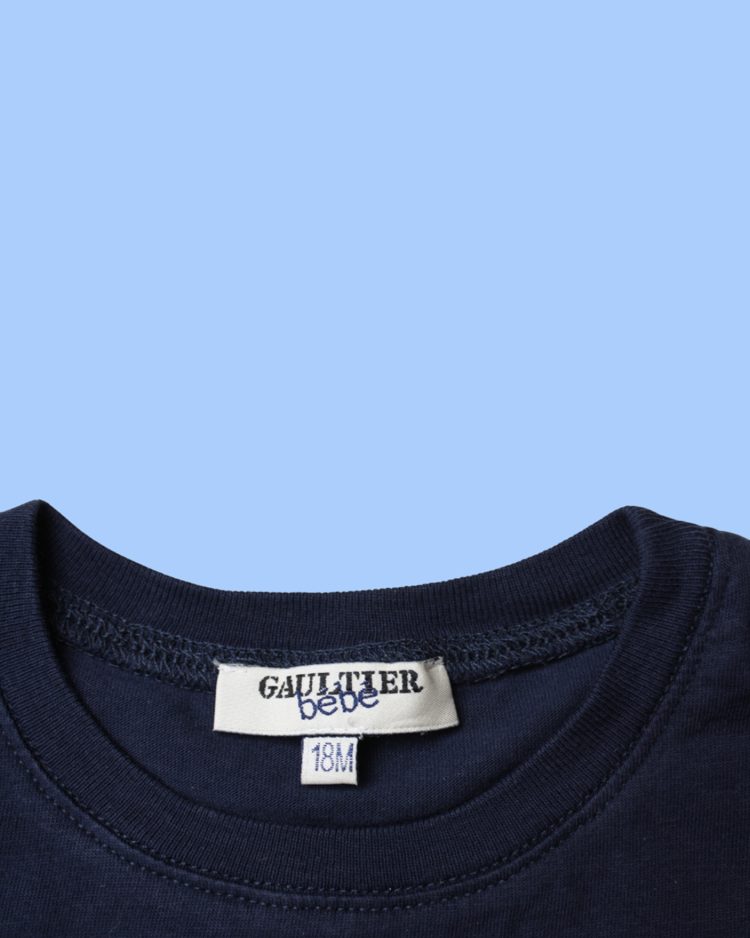 T-shirt bleu splash 18 mois