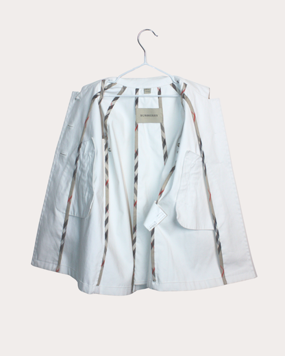 Trench classique blanc cassé 4 ans