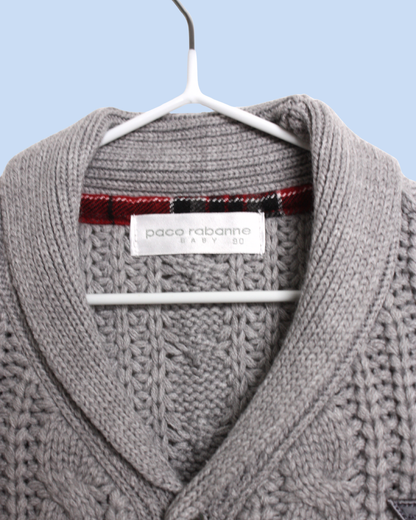 Cardigan gris rare 2 ans