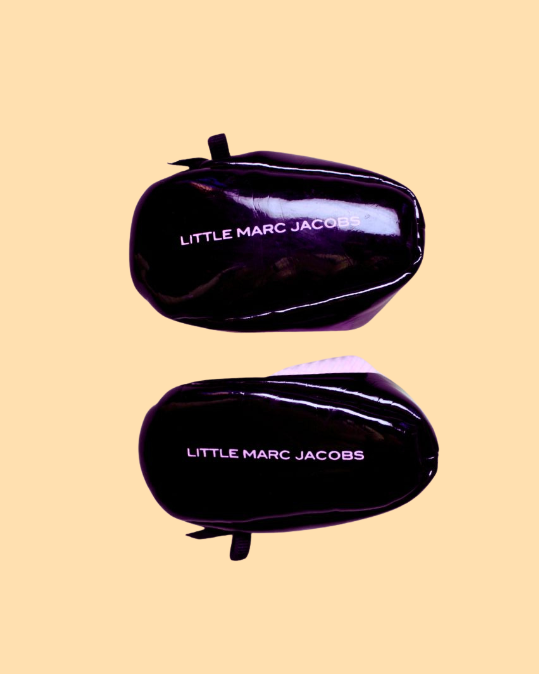 Ballerines de naissances roses et noires taille 15