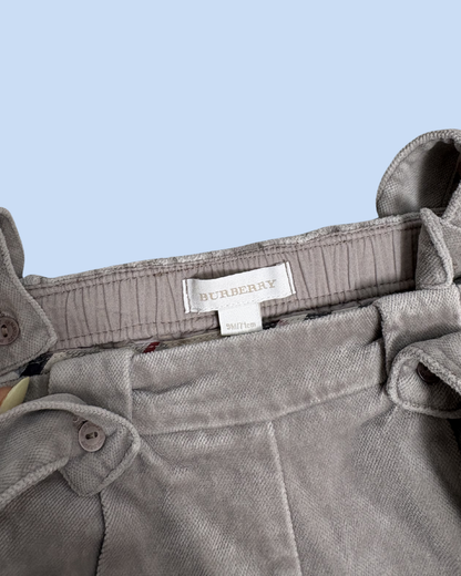 Burberry - Salopette en velours 9 mois