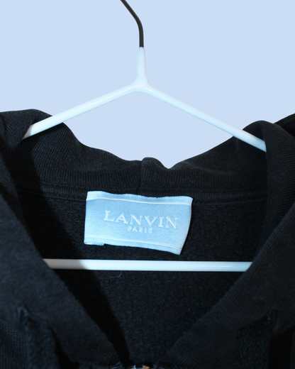 Hoodie noir à broderie rare 3 ans