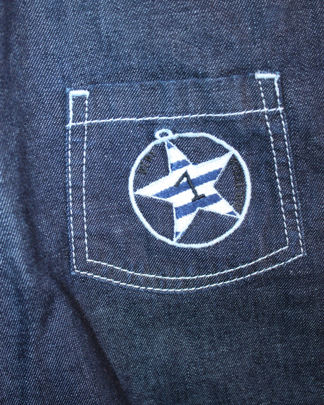 salopette en denim 6 mois