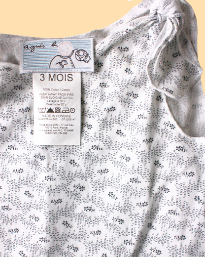 Top fleuri à nouer 3 mois