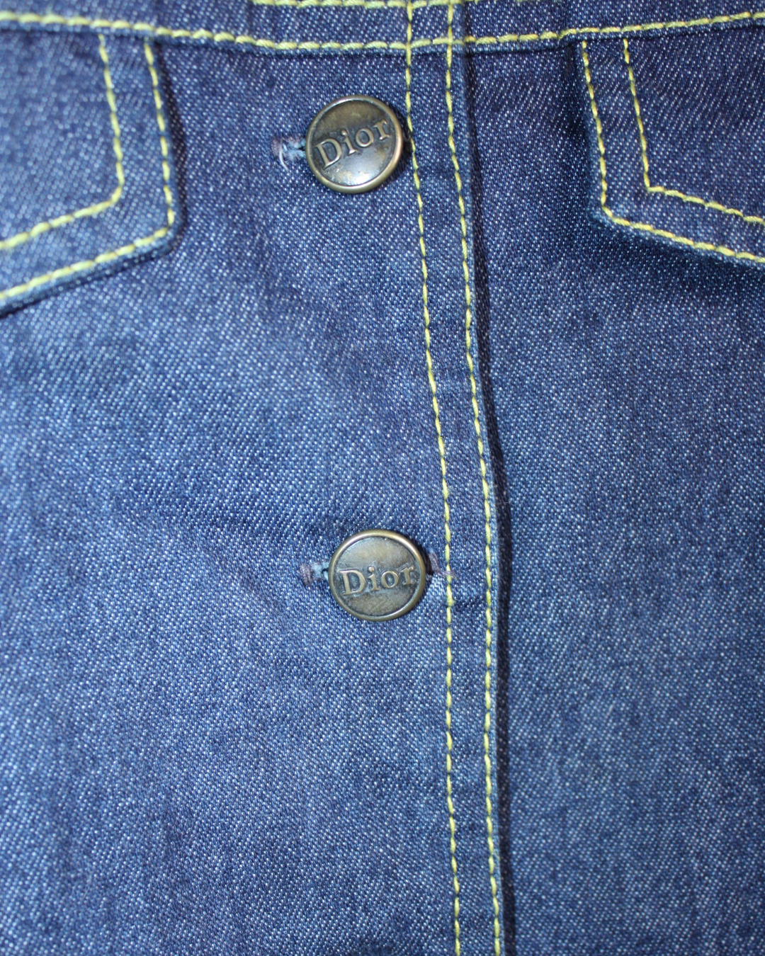Veste vintage en denim et noeud de satin 6 ans