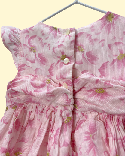 Robe à fleurs 9 mois