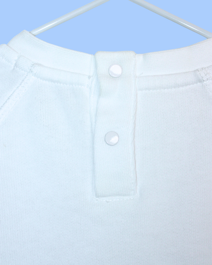Sweatshirt blanc 6 mois