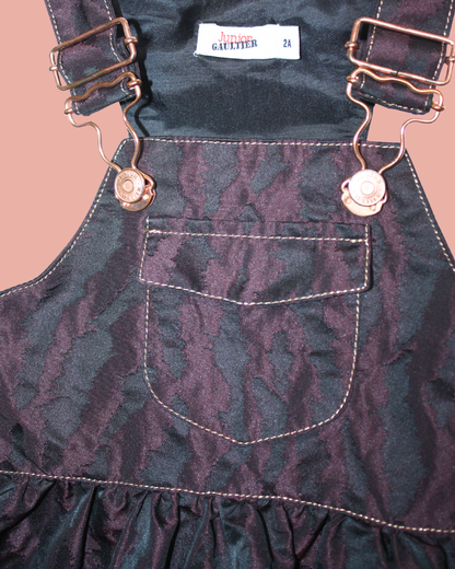 Robe salopette bordeaux 2 ans