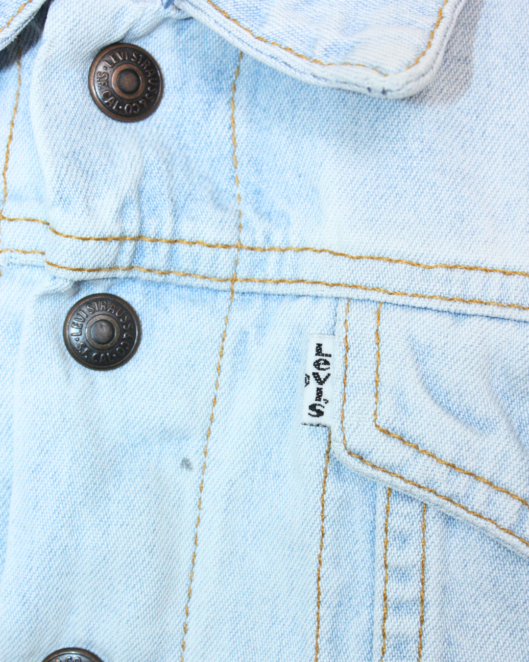Veste en jean vintage 1990s white tab taille 3 ans