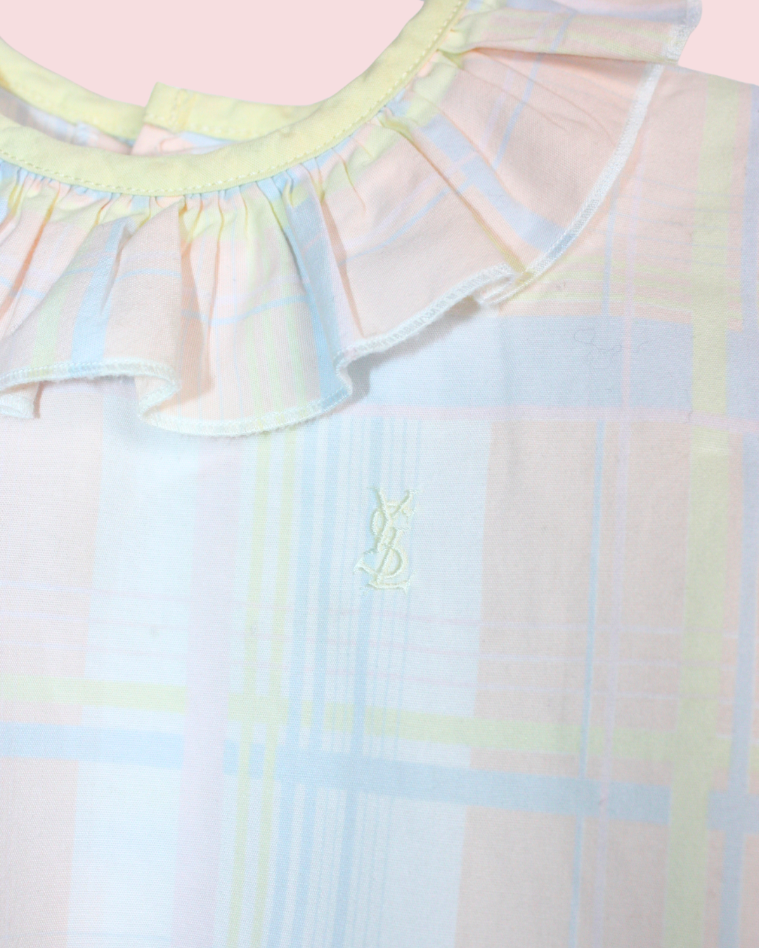 Blouse vintage pastel 12 mois