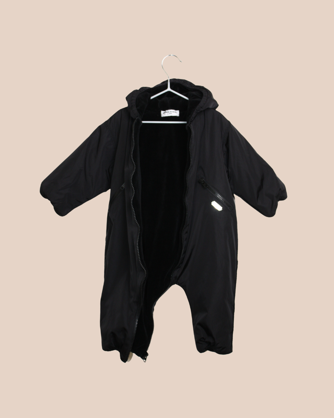 Combinaison pilote noire 12 mois