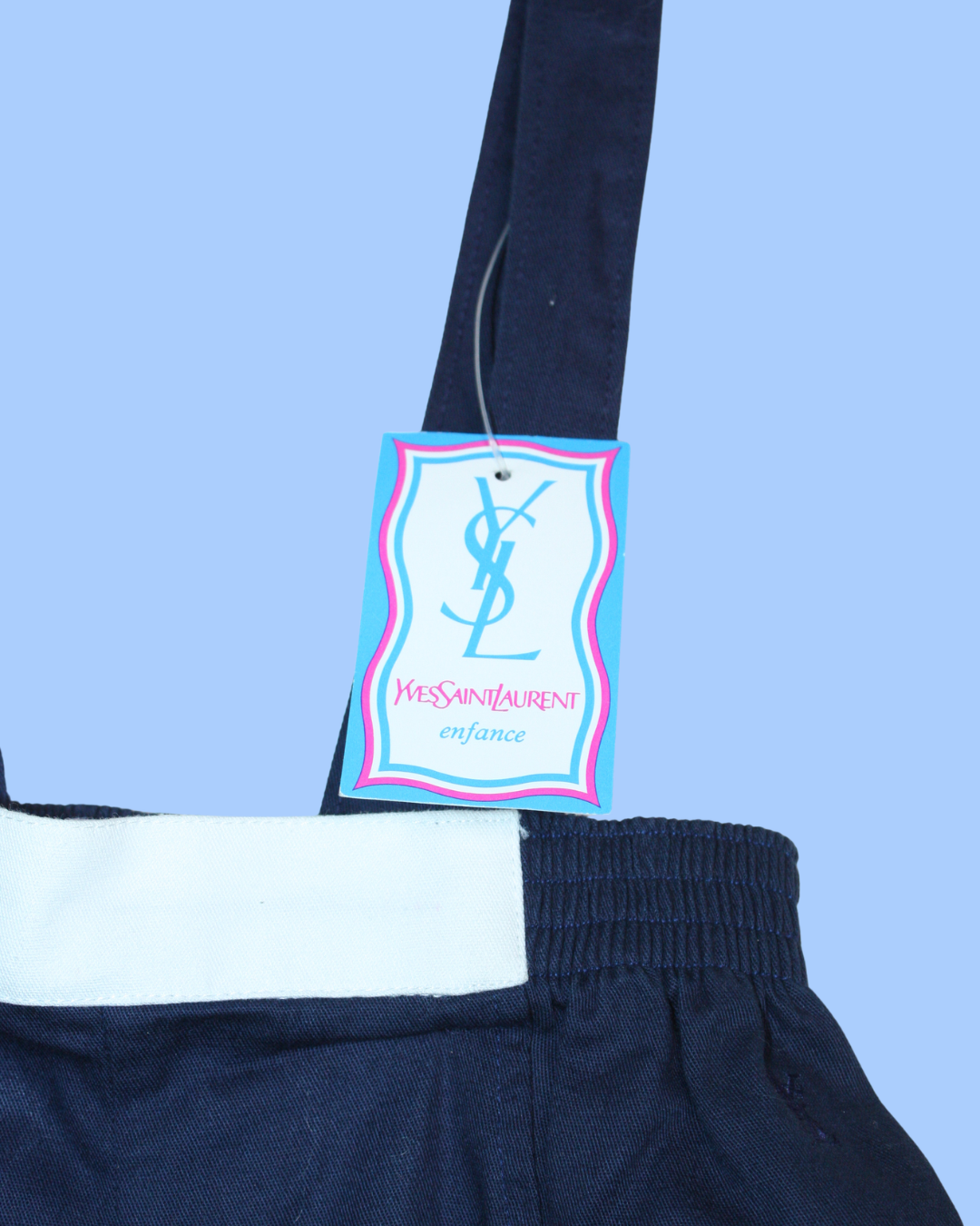 Salopette bleue vintage 1980s deadstock taille 2 ans