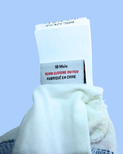 Sweatshirt fun multicolore 18 mois