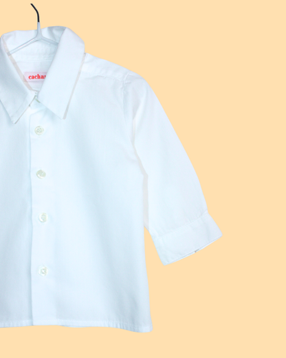 Chemise blanche 3 mois