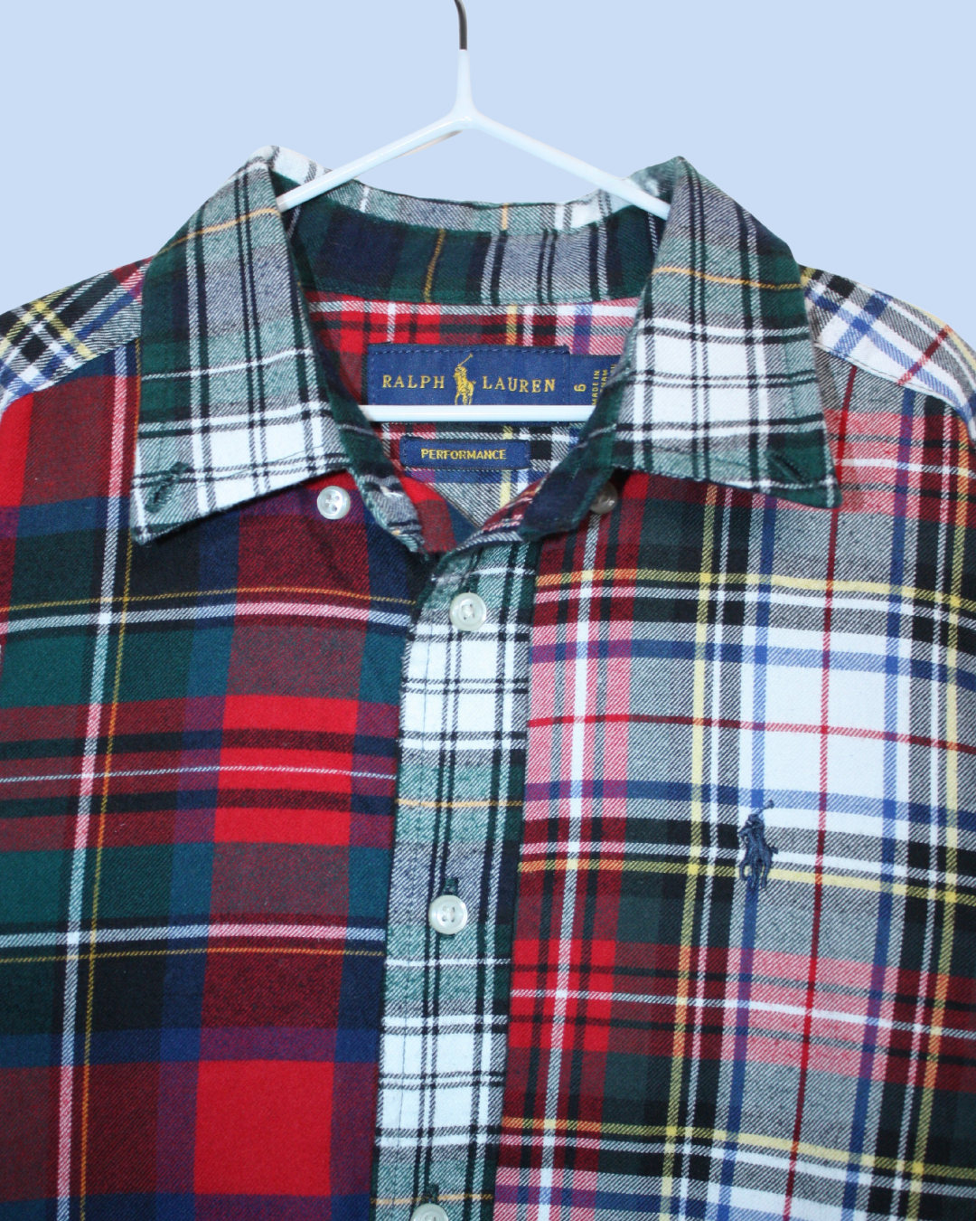 Chemise à carreaux 6 ans