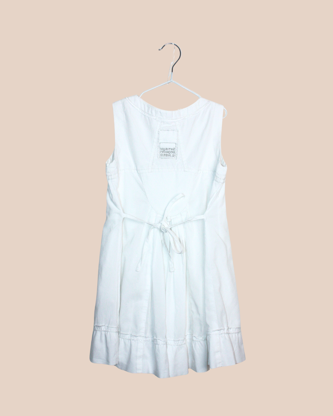 Robe blanche vintage Y2K 4 ans