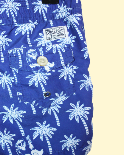 Short de bain bleu polo bear 12 mois
