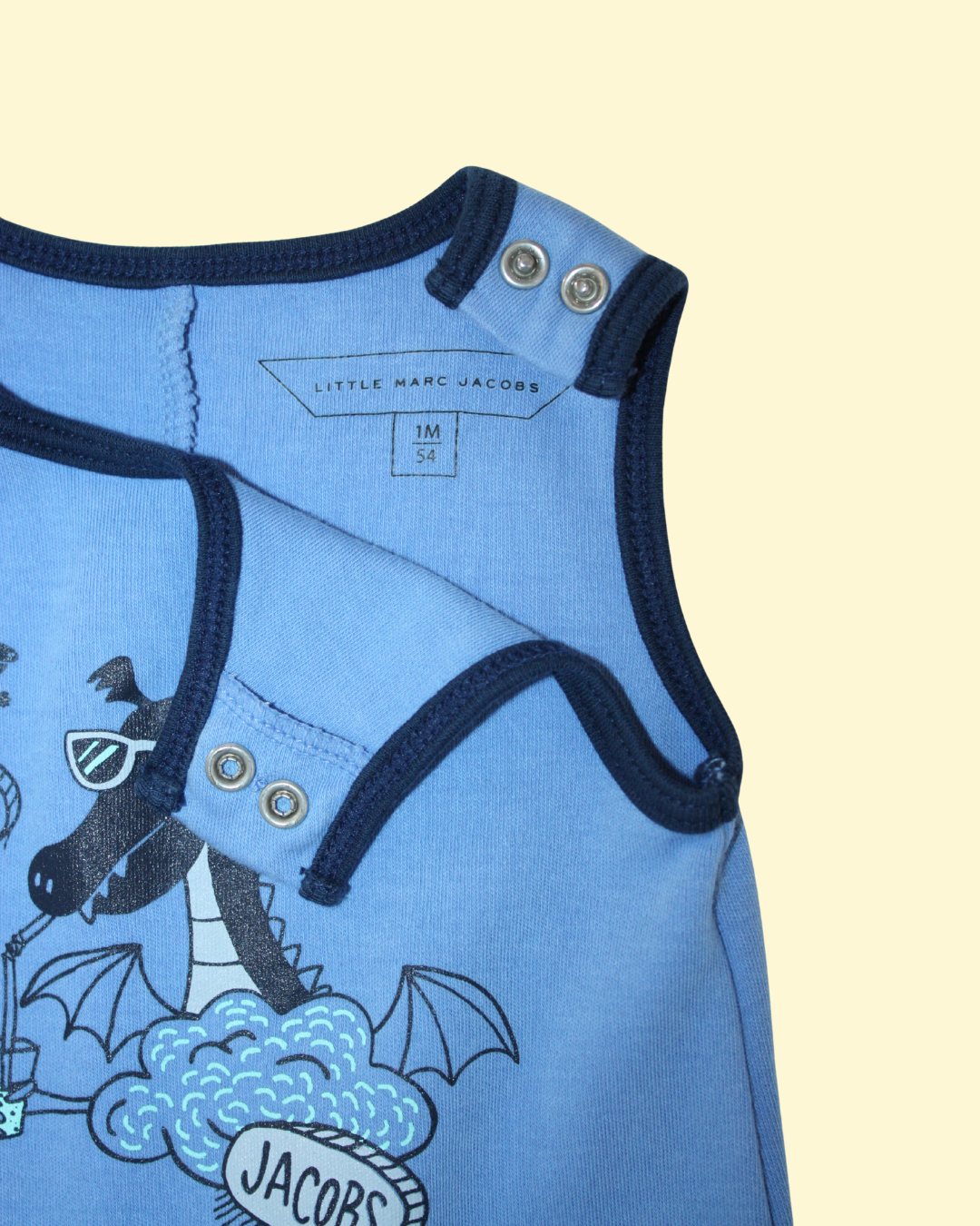 Ensemble pyjama et gilet bleus 1 mois