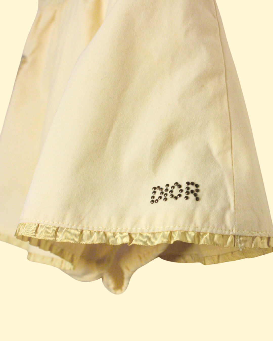 Jupe jaune à bloomer intégré 12 mois