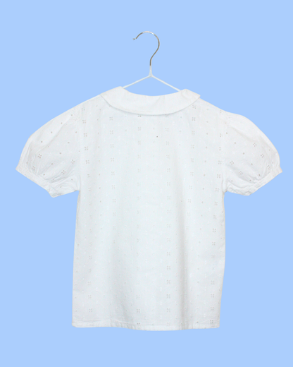 Chemisier blanc vintage made in France 5 ans