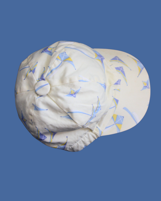 Casquette jaune et bleue - 12 mois