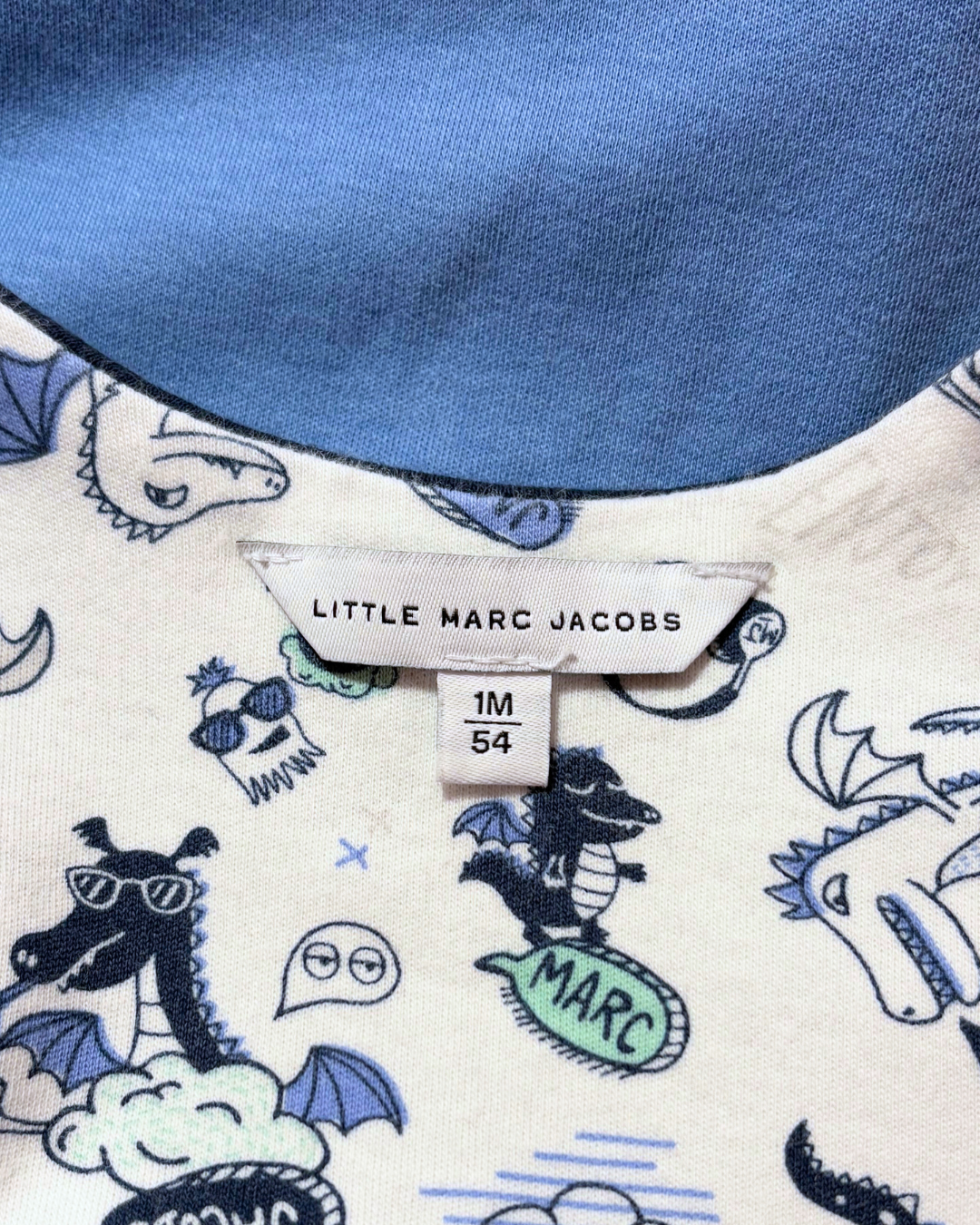 Ensemble pyjama et gilet bleus 1 mois