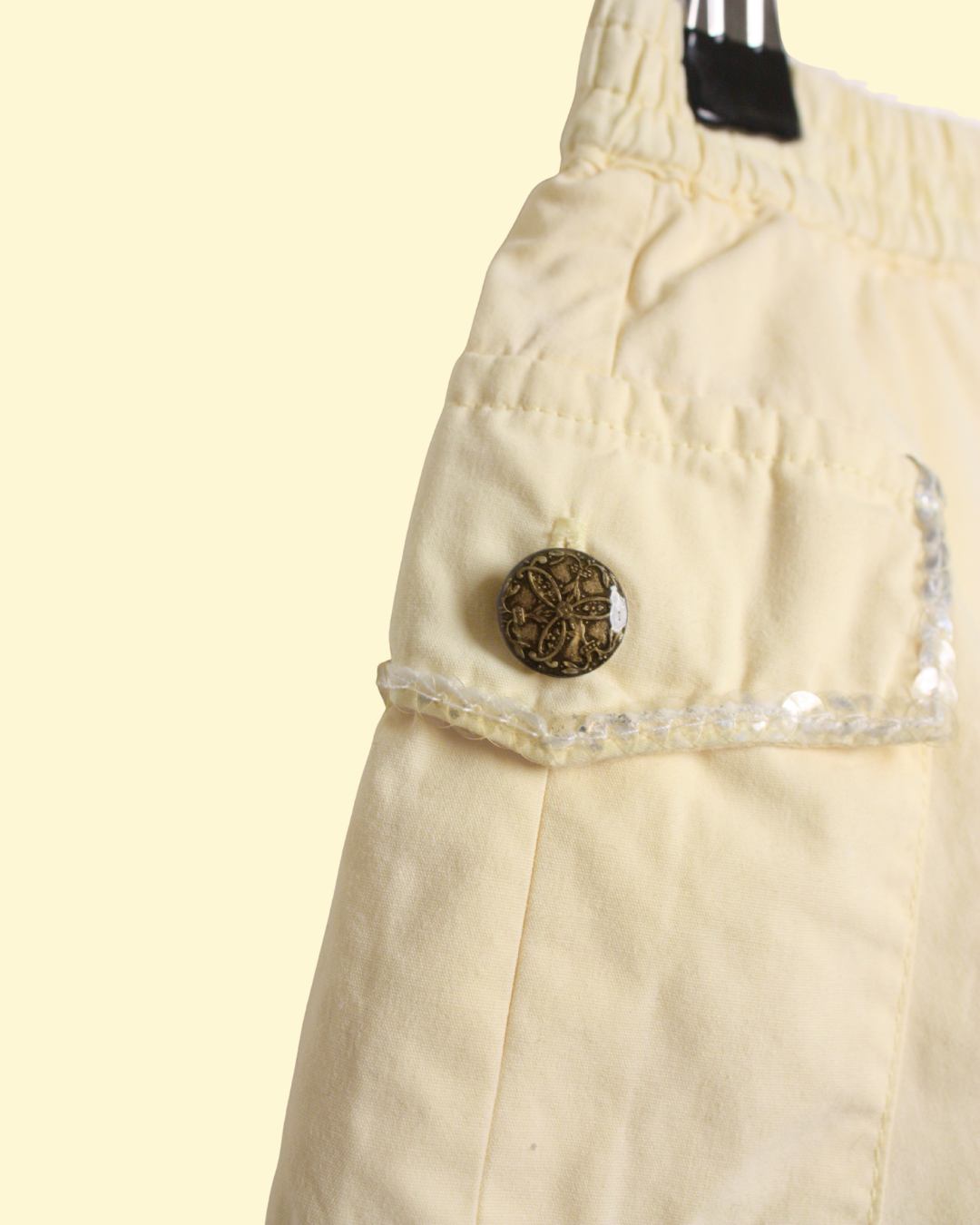 Jupe jaune à bloomer intégré 12 mois