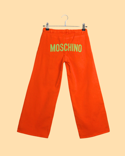 Pantalon à jambes larges orange 7 ans