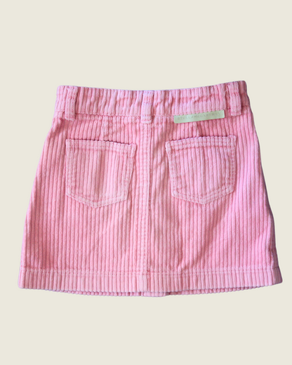 Jupe en velours côtelé rose - 4 ans