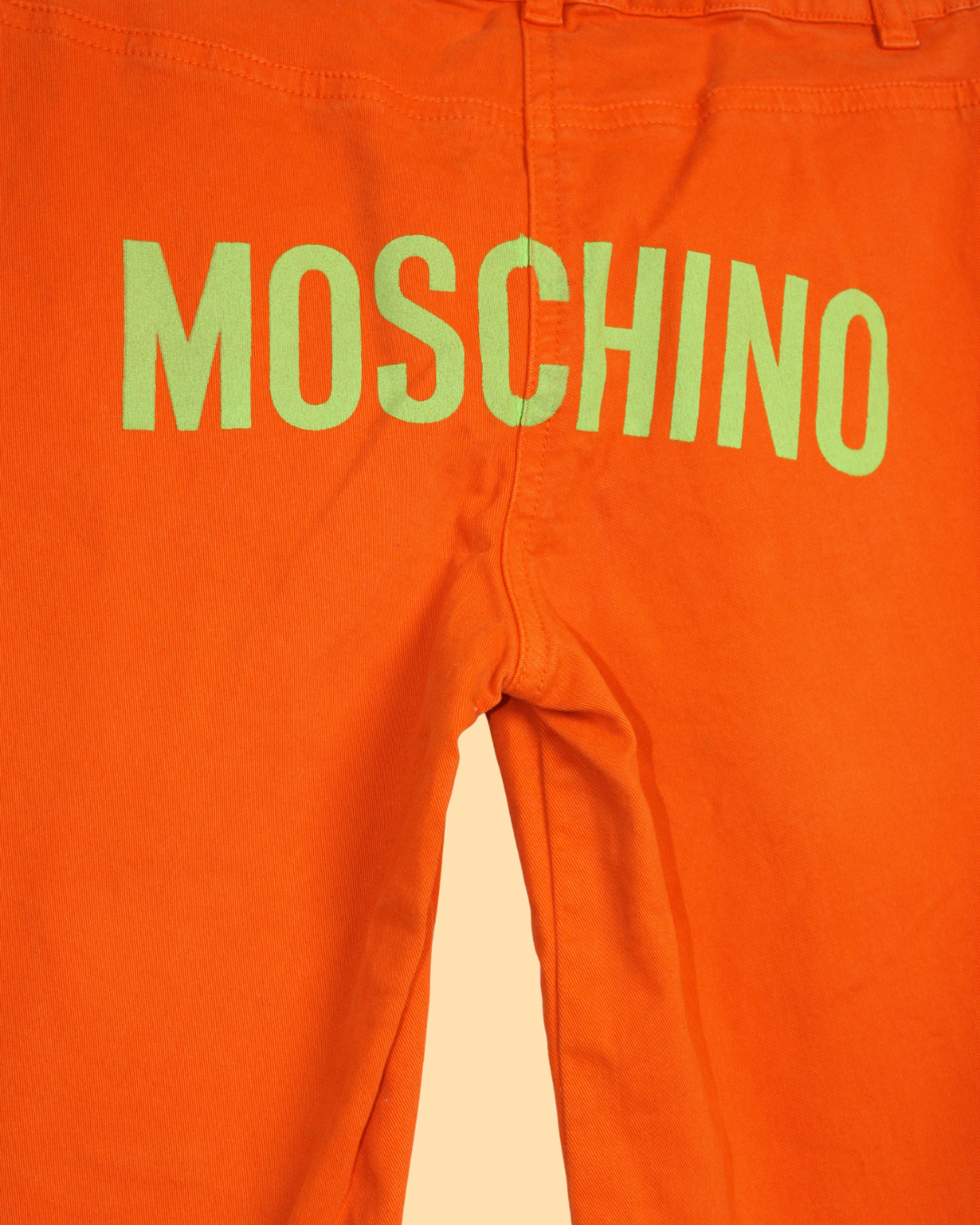Pantalon à jambes larges orange 7 ans