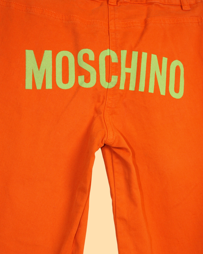 Pantalon à jambes larges orange 7 ans