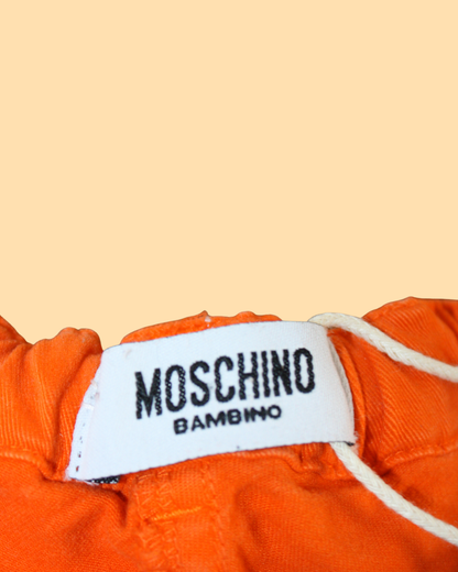 Pantalon à jambes larges orange 7 ans