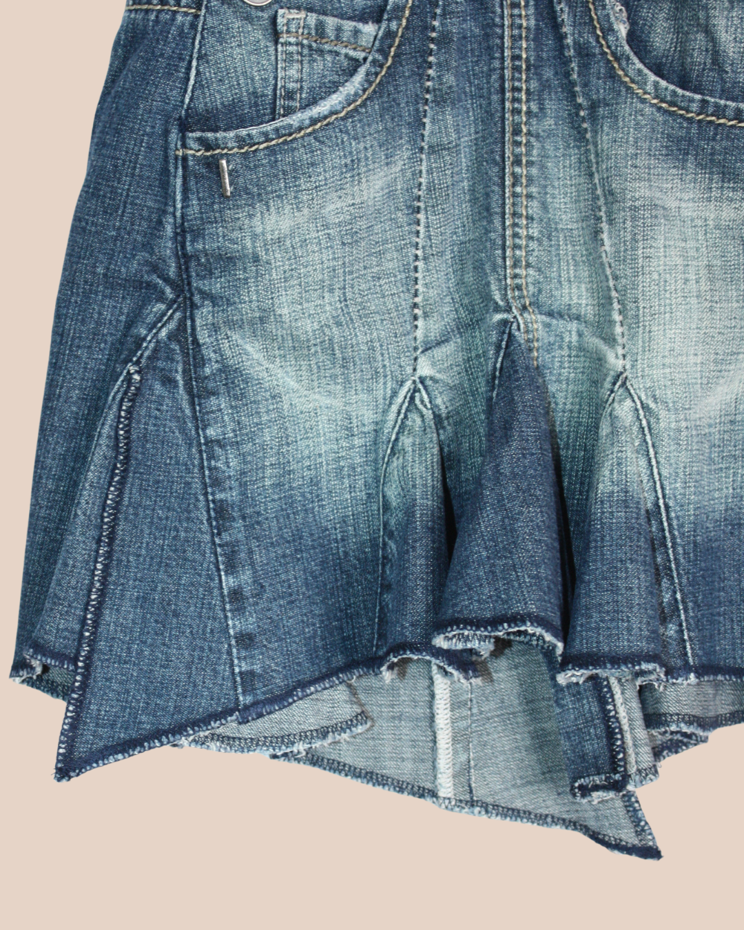 Robe en jean asymétrique 5 ans