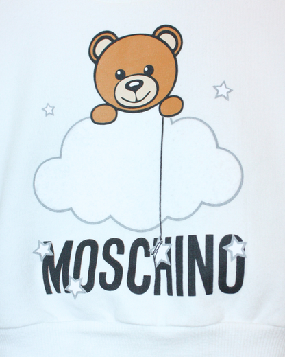 Sweatshirt blanc collection Toy 3 mois