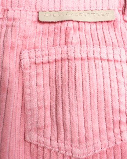 Jupe rose en velours 4 ans