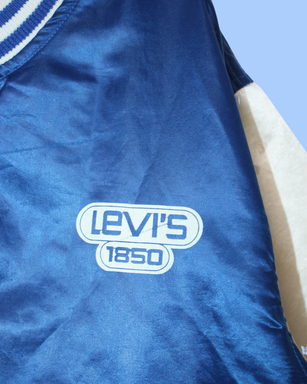 Varsity jacket vintage bleue 6 ans
