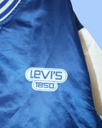 Varsity jacket vintage bleue 6 ans