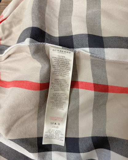 Manteau gris en laine 6 mois