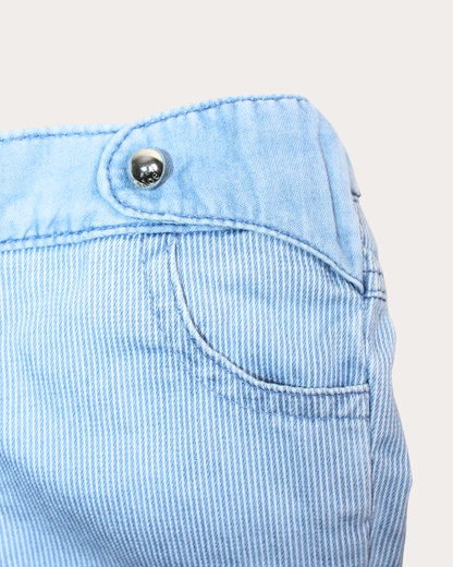 Pantalon bleu en velours 6 mois