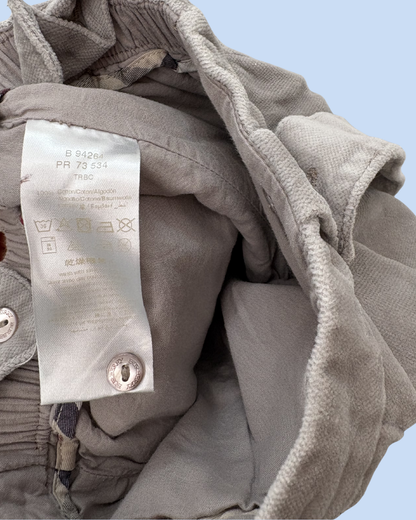 Burberry - Salopette en velours 9 mois
