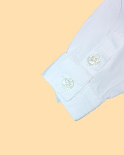 Chemise blanche 3 mois