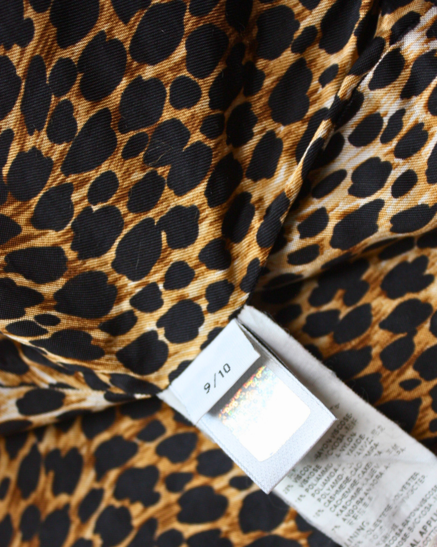 Veste en tweed, jean et léopard 10 ans