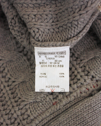 Cardigan gris rare 2 ans
