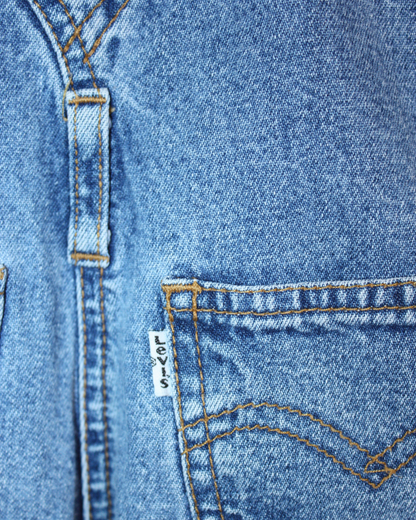 Salopette en jean vintage 1990s white tab 6 mois