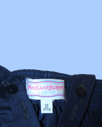 Salopette bleue vintage 1980s deadstock taille 2 ans