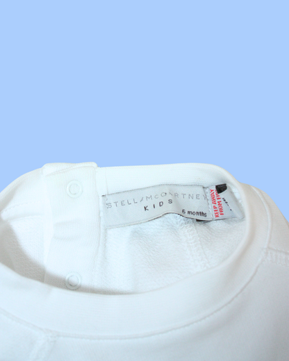 Sweatshirt blanc 6 mois