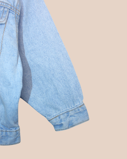 Veste en jean clair vintage 70s rare 3 ans