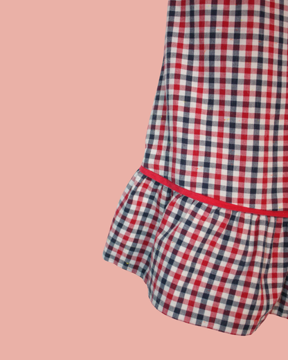 Robe vichy vintage 90s 4 ans