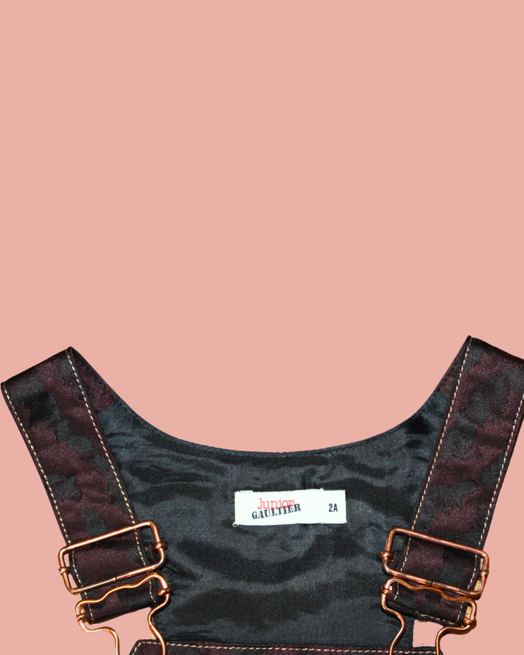 Robe salopette bordeaux 2 ans